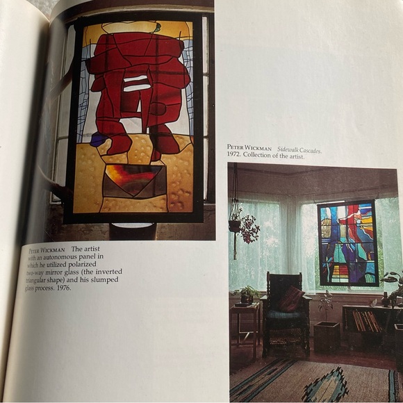 New Glass by Otto B. Rigan Stained Glass art book 1976 trade paperback - Picture 2 of 6